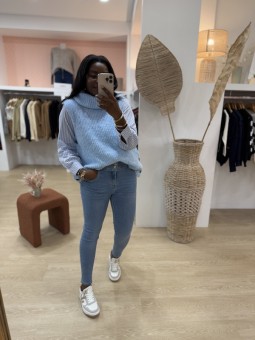 Chemisier Zara ciel