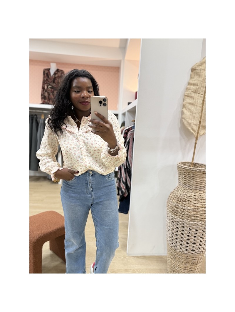 Chemisier Amandine rose