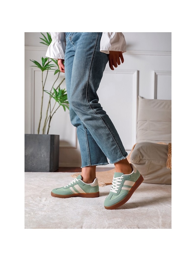 Baskets Dina vert d'eau