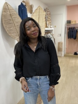 Blouse Louis noir