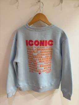 Sweat iconic bleu ciel