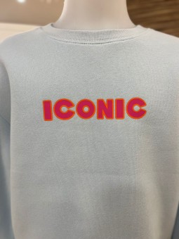 Sweat iconic bleu ciel