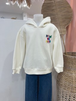 Sweat Now or never blanc