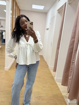 Blouse Louane ecru