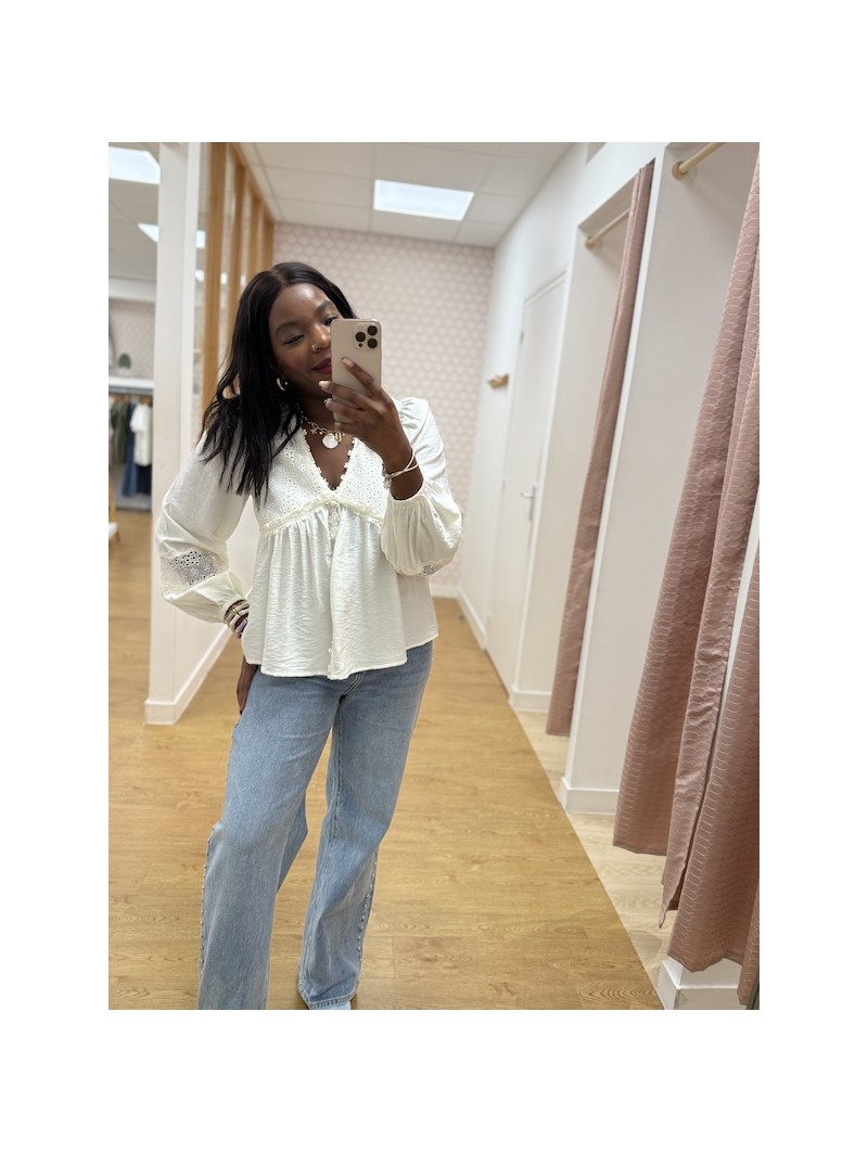 Blouse Louane ecru