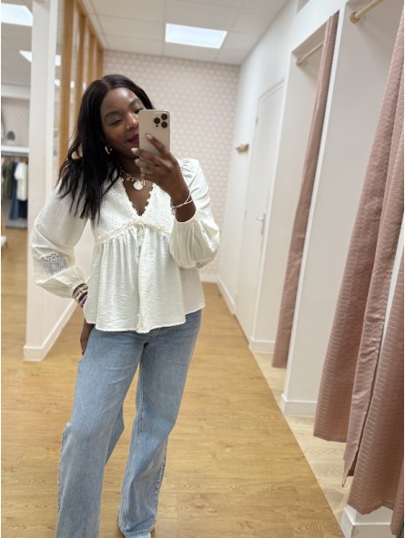 Blouse Louane ecru