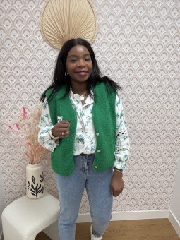 Gilet sans manches Maelan vert