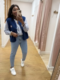 Gilet sans manches Yousra marine