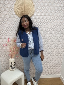 Gilet sans manches Yousra marine