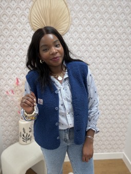 Gilet sans manches Yousra marine