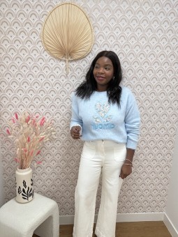 Pull Chloé bleu ciel