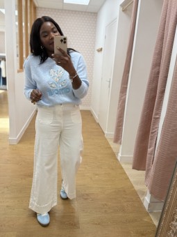 Pull Chloé bleu ciel