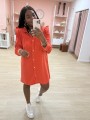 Robe Camelia corail