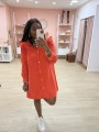 Robe Camelia corail