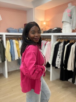 Chemise Margot fuchsia