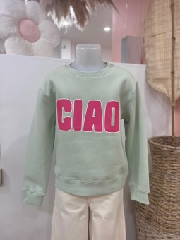 Sweat CIAO Vert d'Eau