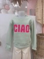 Sweat CIAO Vert d'Eau