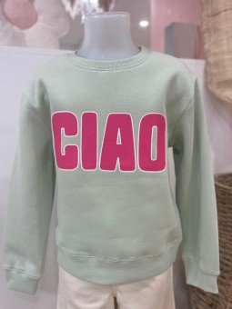 Sweat CIAO Vert d'Eau