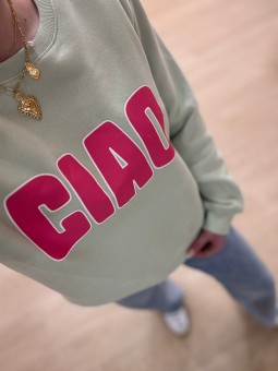 Sweat CIAO Vert d'eau