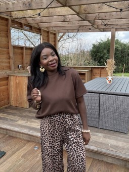 Tee-shirt Dimitri chocolat