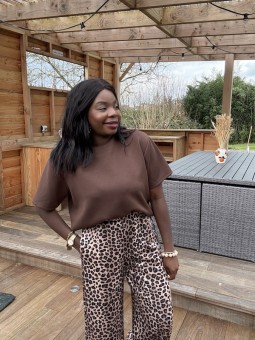 Tee-shirt Dimitri chocolat