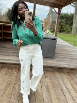 Chemiser Eloise vert