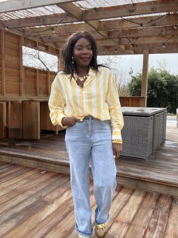 Jean wide Maelle bleu