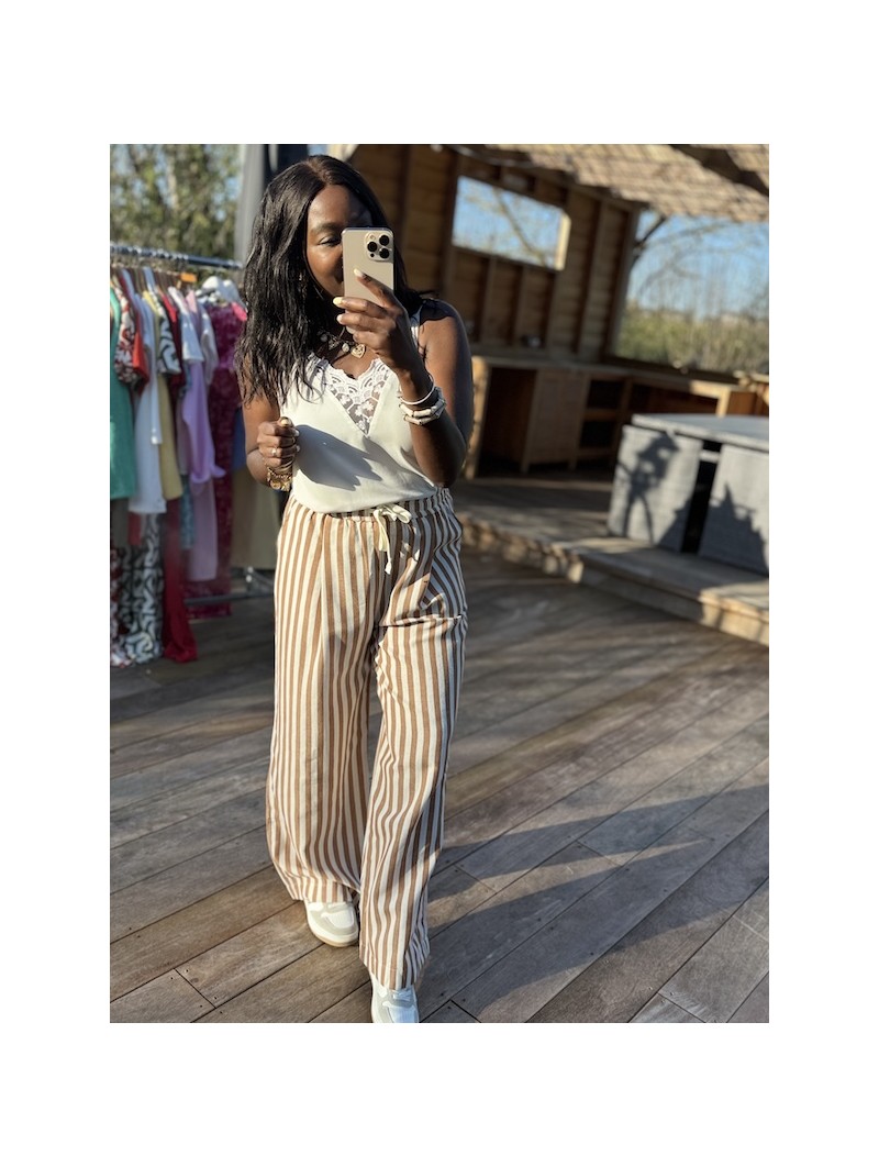 Pantalon Colin camel