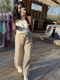 Pantalon Colin camel