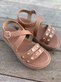 Sandale Louisa camel