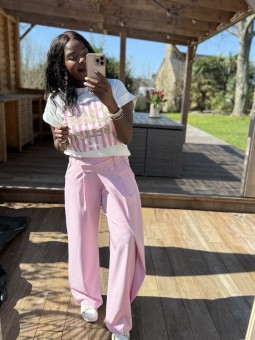 Pantalon Paco rose