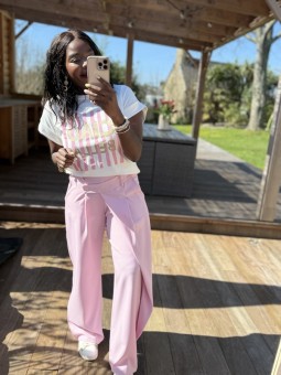 Pantalon Paco rose