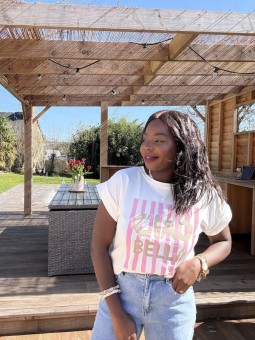 Tee-shirt Ilan rose