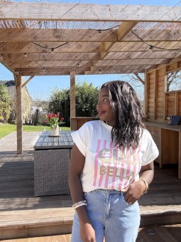 Tee-shirt Ilan rose