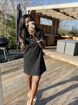 Robe courte Olivia noire