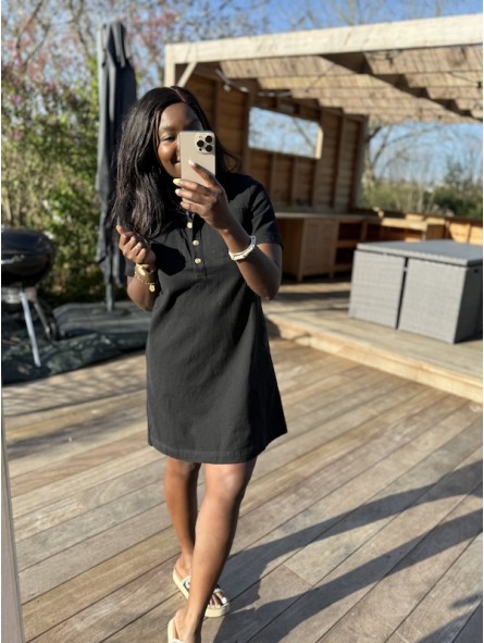 Robe courte Olivia noire