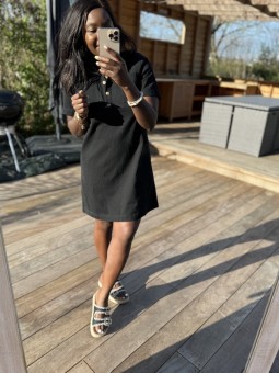 Robe courte Olivia noire