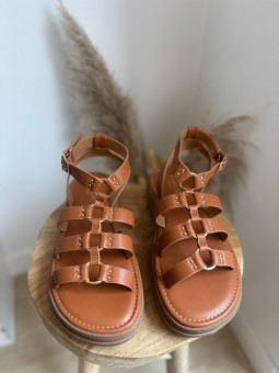 Sandale Candice Camel