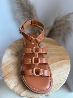 Sandale Candice Camel