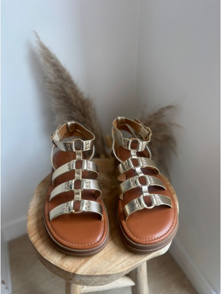 Sandale Candice Dorée