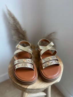 Sandale Louisa Dorée