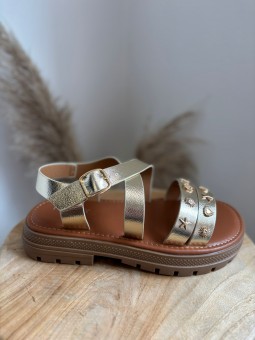 Sandale Louisa Dorée