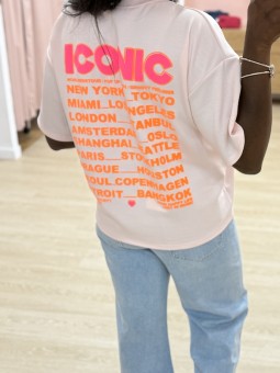 Tee-shirt Iconic rose