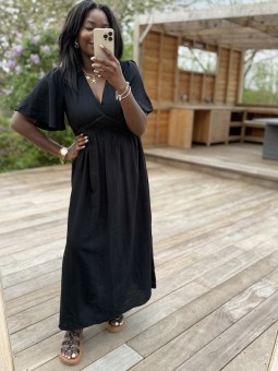Robe longue Lisa noire