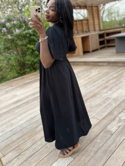 Robe longue Lisa noire