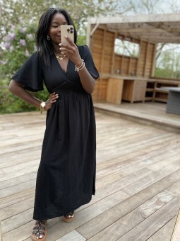Robe longue Lisa noire
