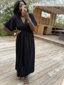 Robe longue Lisa noire