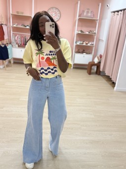 Tee-shirt Rio jaune