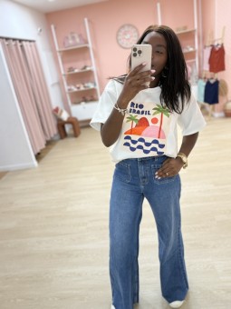 Tee-shirt Rio blanc