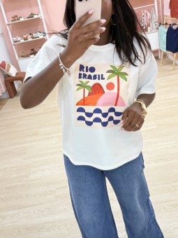 Tee-shirt Rio blanc
